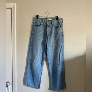 Levi's High Rise Wide Leg Light Blue Jeans